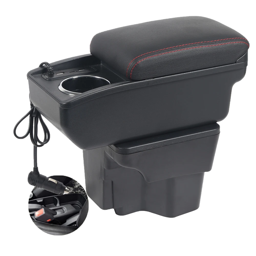 

Russia KIA K2 Rio 3 Armrest box﻿ elbow support central content store case console storage