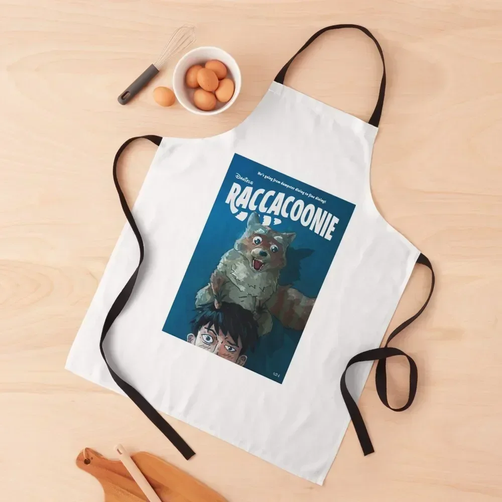 

Raccacoonie Apron Waterproof Manicurists Chef Uniform Restaurant Apron