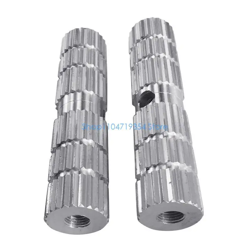 0XLD Aluminum Alloy Bike Pegs Practical Cylinder Pedal Foot Stand Stunt Peg BMX Mountain Road Bike Foot Pedals for Rear