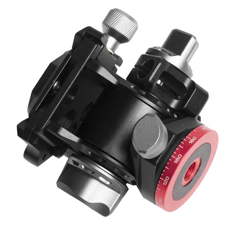 

Popular 1 PCS Panoramic Tripod Head Black Aluminum Alloy For Tripod Monopod Camera Holder Stand For SLR DSLR Camera