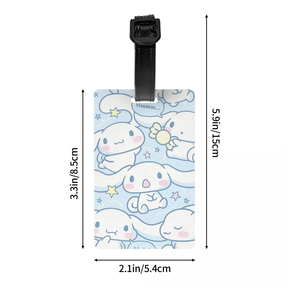 Sanrio Cinnamoroll Schattige Cartoon Bagagelabel Reishouder Bagagelabels Bagagelabels Adres Reislabel Cadeau