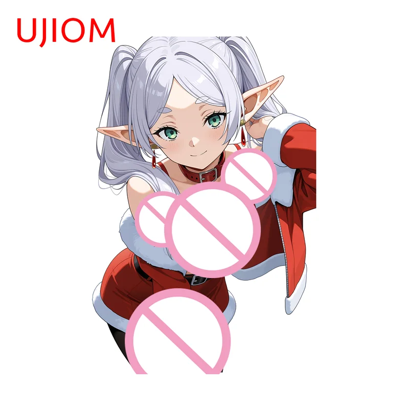 UJIOM Frieren Anime Girl Christmas Wall Sticker Mariage Vestibulec Enchanting Girl Room Baby Room Decal Kitchen Wardrobe Decor