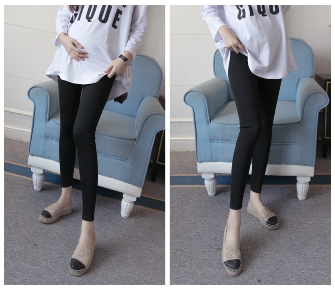 Winter Maternity leggings warm pants maternity pants thick leggings pregnant women clothing pants pregnancy photoshoot pants