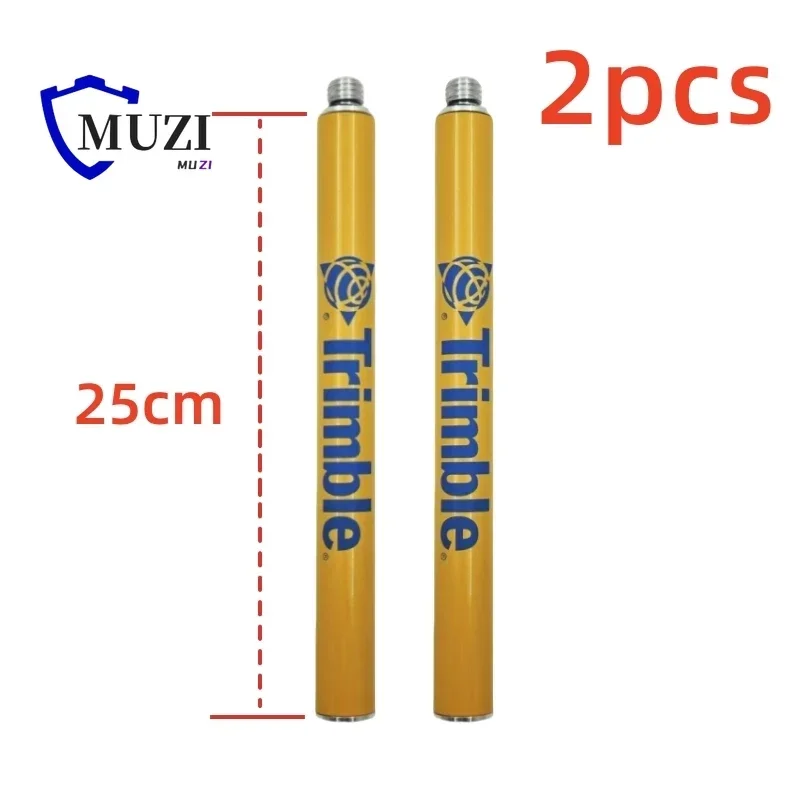 2PCS 25m 1 Foot Surveying Extension Pole Prism Antenna Extend Section For Trimble R12i R12 R10 R9snR8s R2 GPS 5/8 x 11 thread