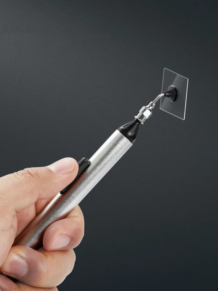 IC SMD Vacuum Suction Pen Remover Sucker Pump IC SMD Tweezer Pick Up Tool Solder Desoldering with 3 Suction Header Dropship