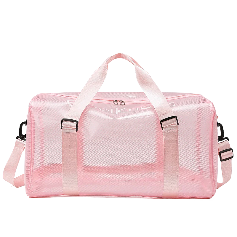 

2025 New Lightweight Jelly Bag Beach Travel Fashion PVC Handheld Bag Outdoor Vacation Travel Handbag Waterproof Single Shoulder