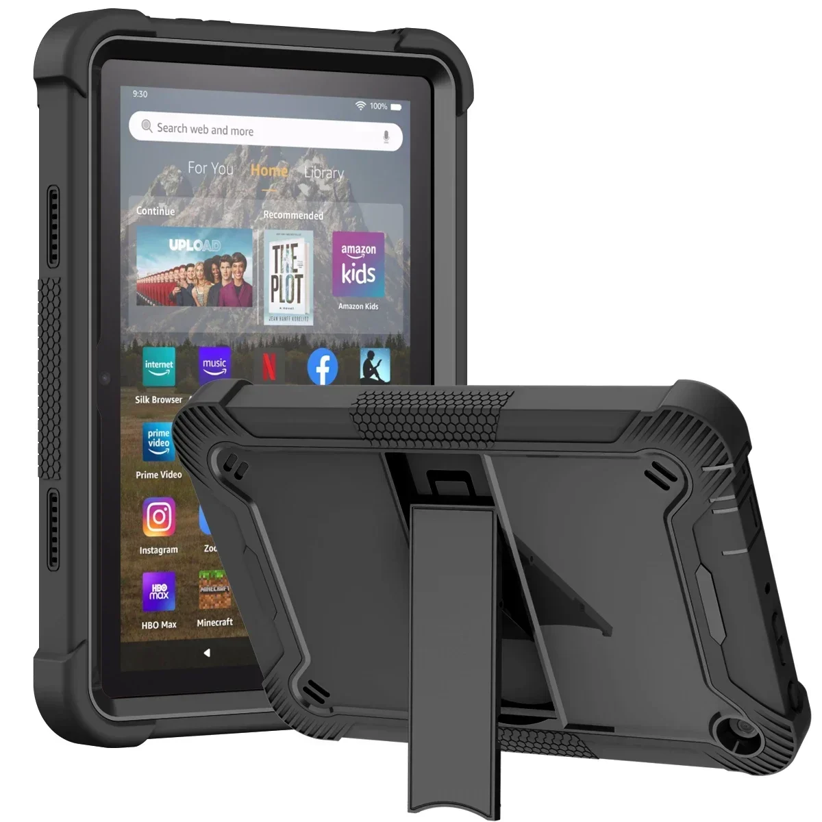 Juste de protection pour tablette avec support, étui Capa Smart Cover pour Amazon HD 8, 2022, 2022 pouces, Fire HD 8, 8.0