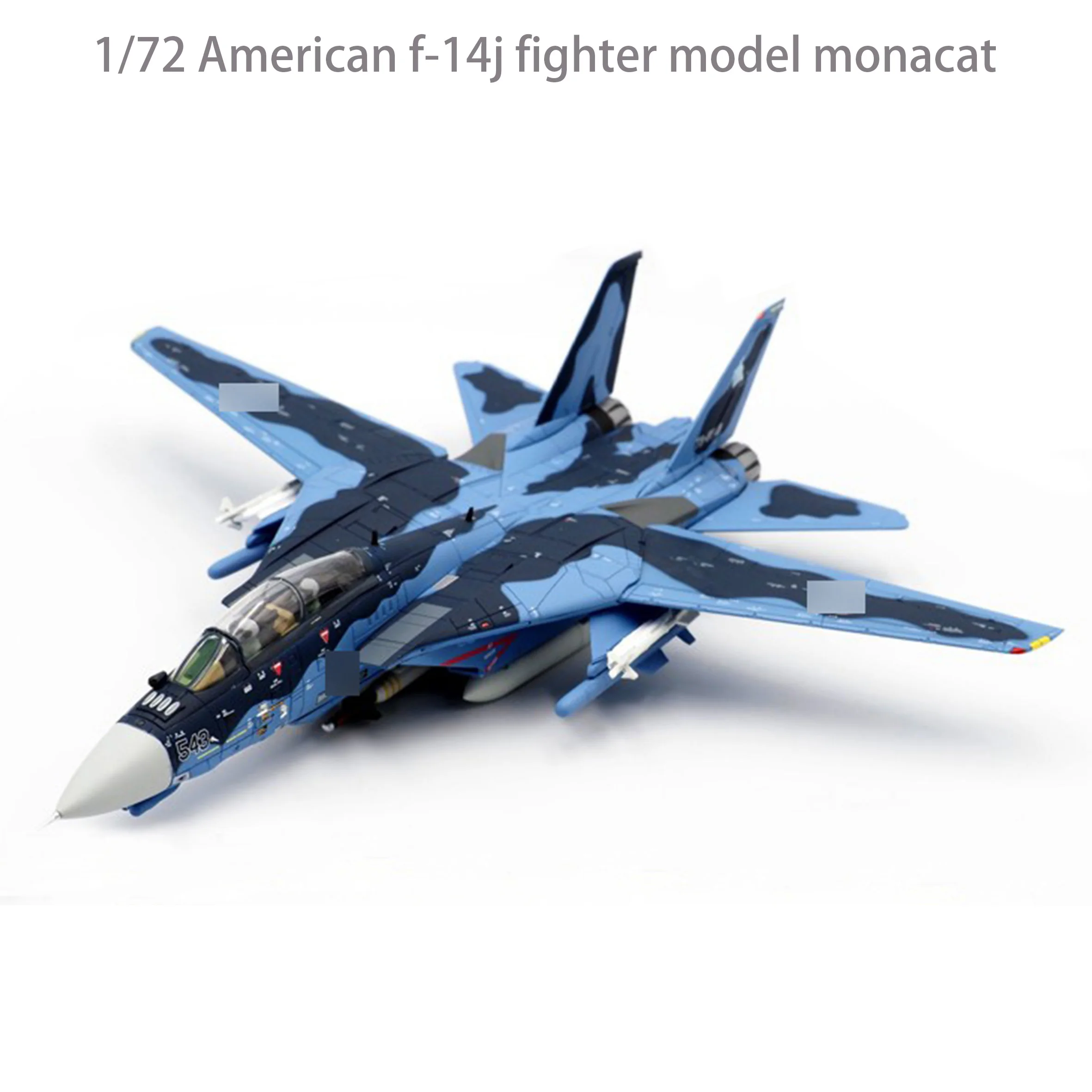 Fine 1/72 American f-14j fighter model monacat  Alloy collection model