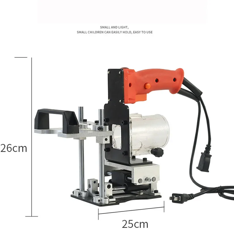 Przenośna dłutownica „dwa w jednym” Niewidoczna forma łącząca Mały frez pozycjonujący Rama dłutująca maszyna do przycinania