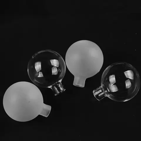 Clear Frost Glass Shade Substituição para Soquete G4, Lampshade Cover para Chandelier, G4 Ball, G4 Globe, D5cm D6cm D8cm