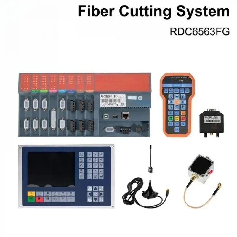 Fiber Laser Controller   RDC6563FG Auto-calibration Three Axis Control for 1064nm Fiber Cutting Machine