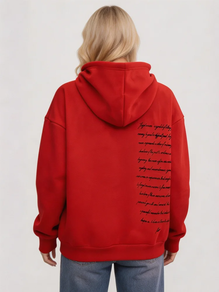 Herbst- und Winter-Punk-Y2K-Streetwear mit Retro-Schriftzug, locker geschnittene langärmelige Pullover-Hoodies für Männer und Frauen – Detail 12