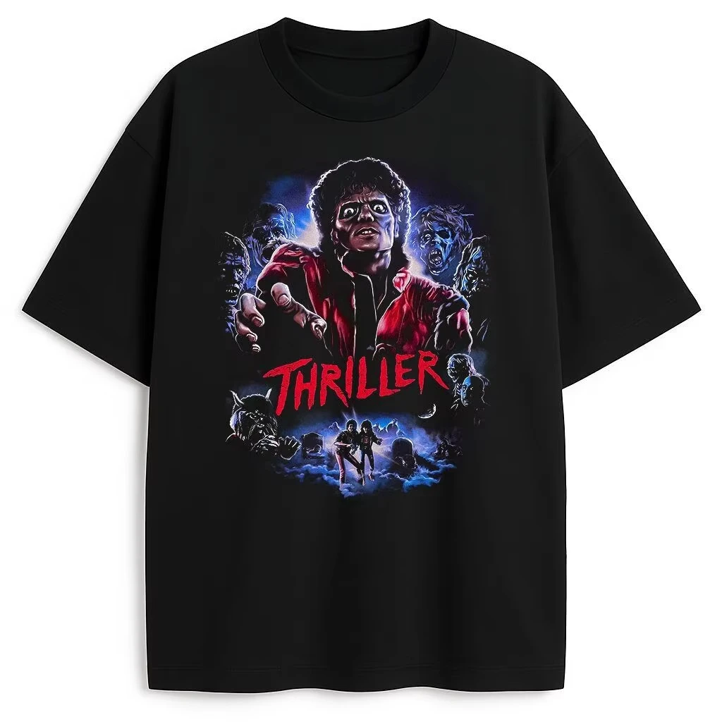 Summer Hot Sale Salute To Michael Jackson Graphic Print T-Shirt Women Men Cotton Casual Streetwear Fashion