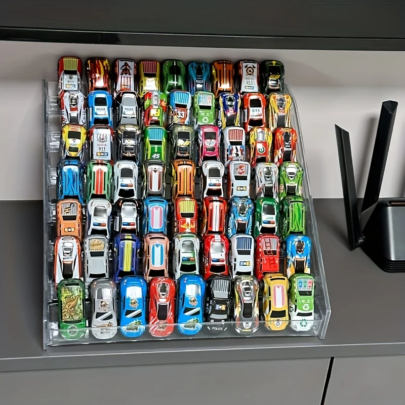 Stackable Multi-Layer Acrylic Display Stand - Versatile for Toy Cars and Jewelry - Ideal for Christmas and Holiday Gifts