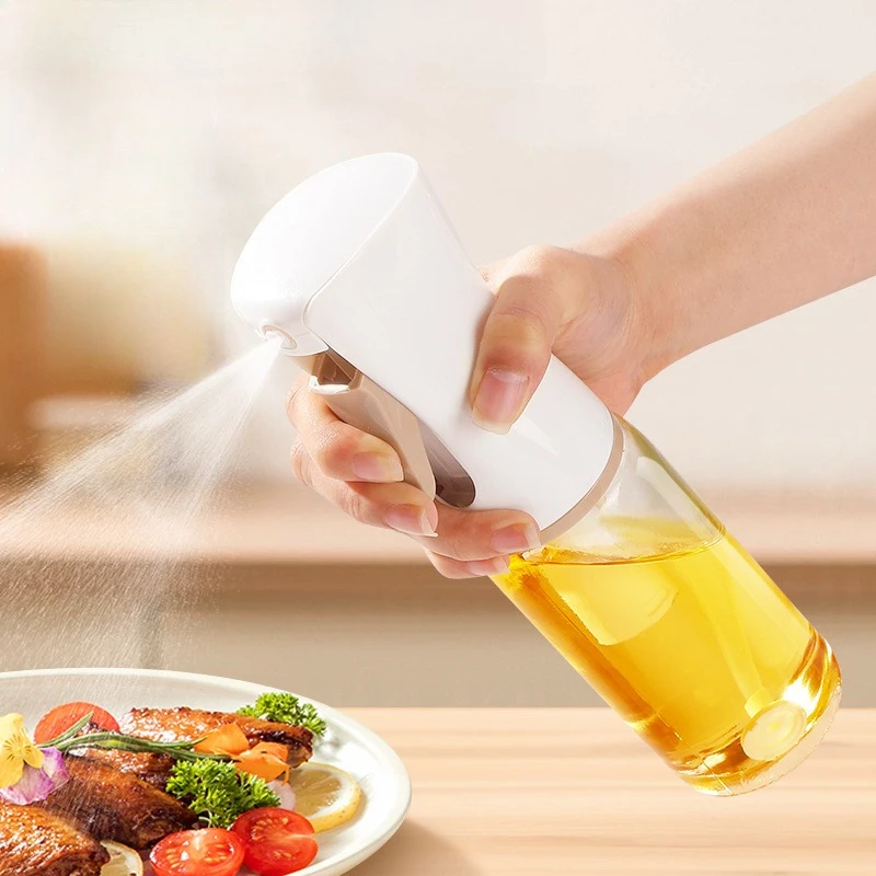 Sprühflasche aus Glas für Küche und Haushalt, Sprühflasche für Heißluftfritteuse, Sprühflasche für Speiseöl, Zerstäuber für Öl