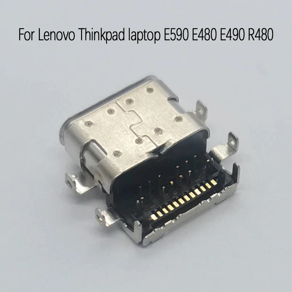 2-5PCS 24-Pin Typ-C-Stecker USB-C-Buchse für Lenovo Thinkpad Laptop E590 E480 E490 R480 E585 E595 Lade- und Datenanschluss – Detail 1