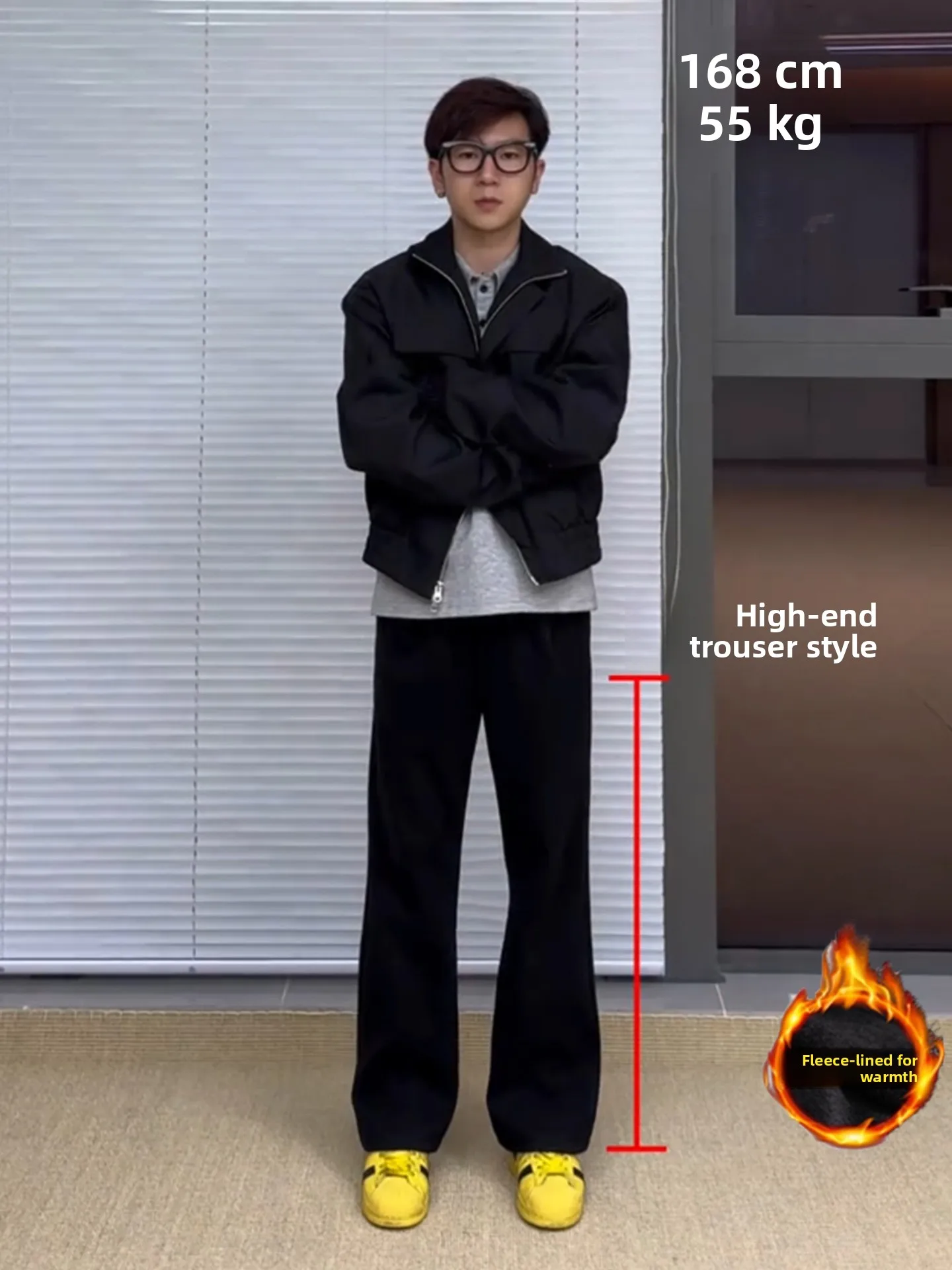 

Мужские брюки Bla Cleanfit Fce Lined Slim Fit с прямым кроем, осенне-зимние, маленькие размеры, утягивающие, с широкими штанинами