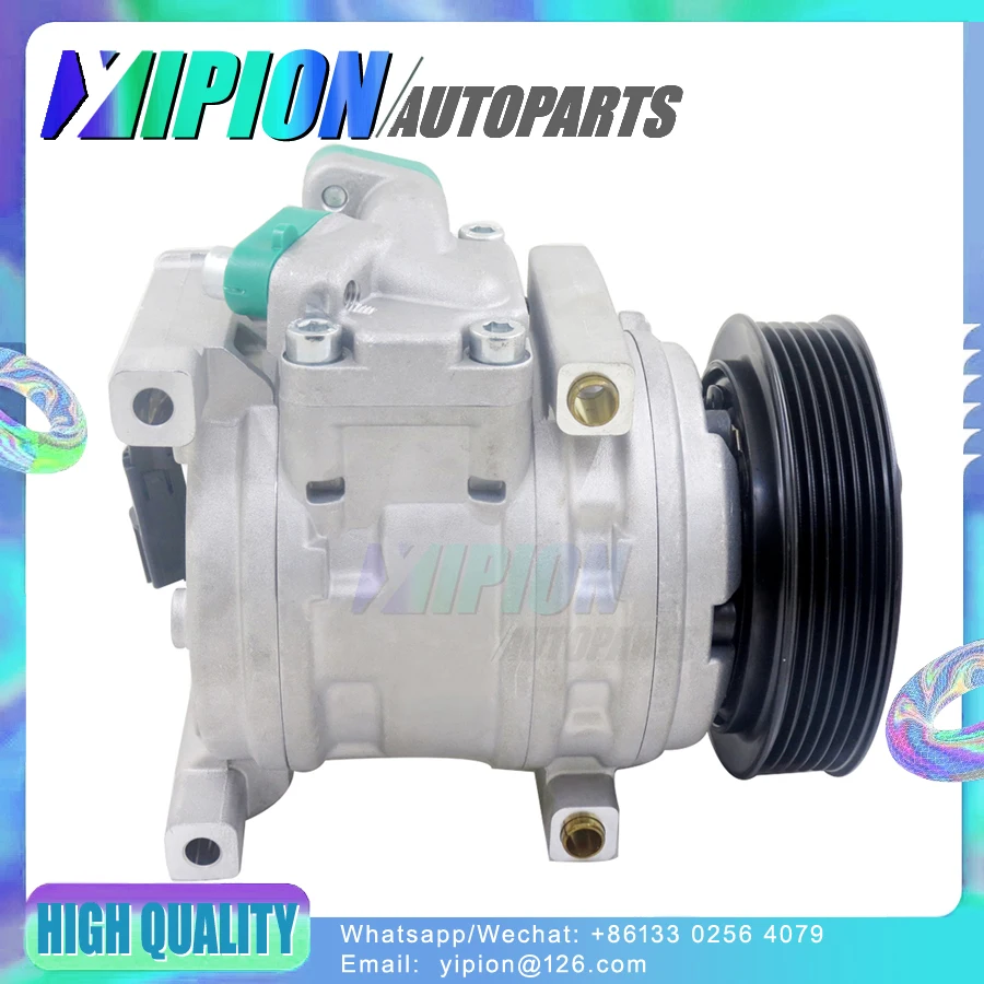 Compressor de ar AC para Hyundai i10, Kia Picanto, F500-CPAAA-02, 97701-1Y000, F500CPAAA02, 977011Y000, 6PK