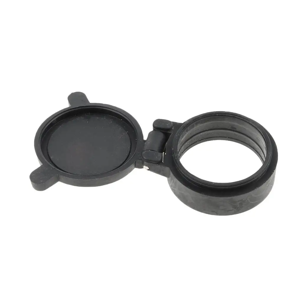 29mm Flip- Dustproof Flip Lens for Telescope PVC Plastic Black