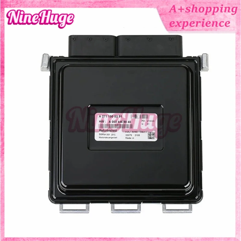 Unidad de módulo de control de computadora de motor ECU ECM A 2711500391   A 0034468840   para Mercedes W204 C250 SLK250 1.8L 2012-2015 reacondicionado