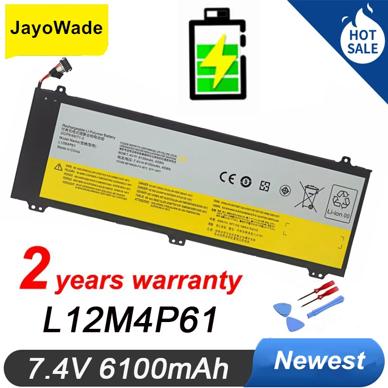 L12M4P61 for Lenovo IdeaPad U330 U330p U330t L12L4P61 7.4V 45WH Notebook Laptop Battery L12M4P61