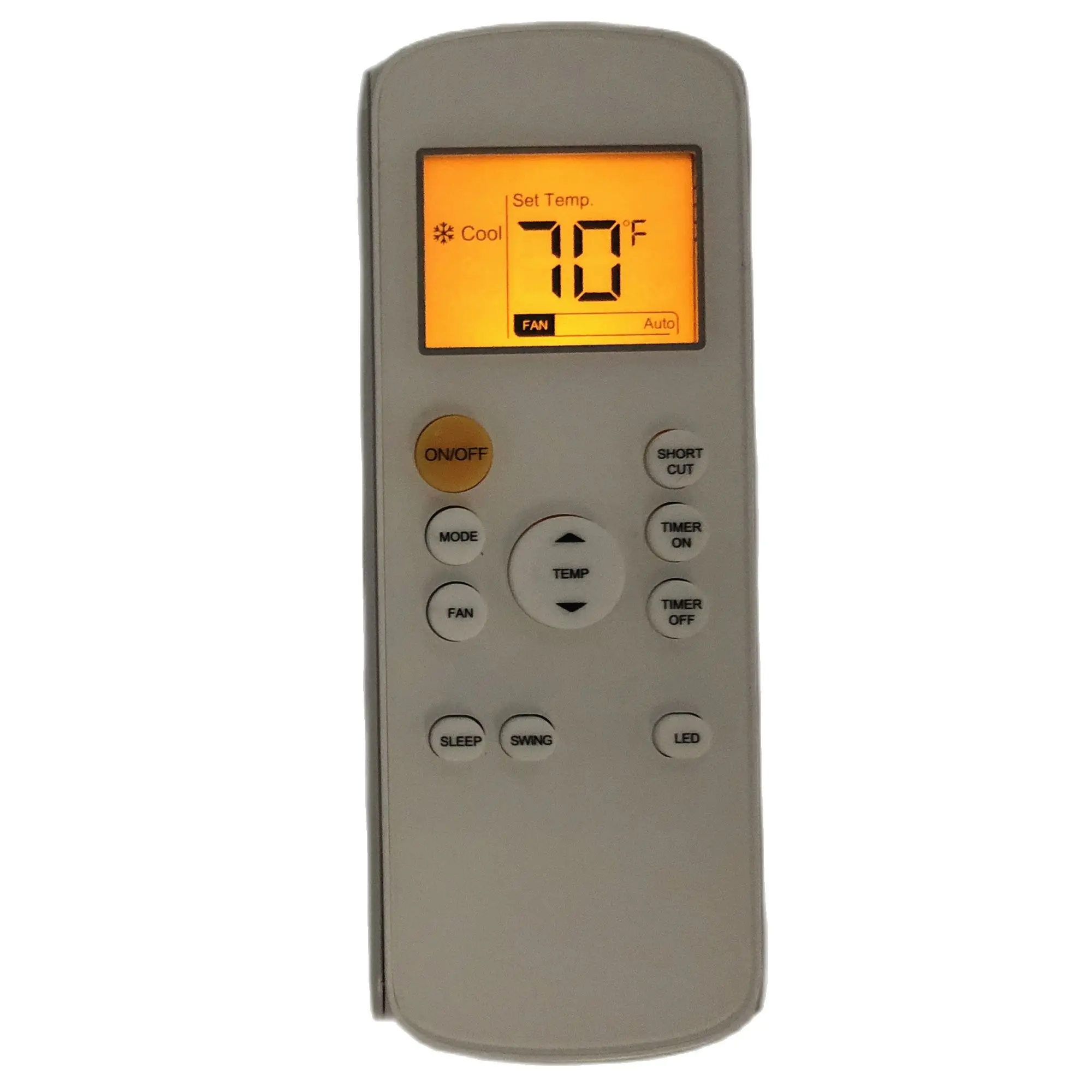 Remote Control RG57H(B)/BGEU1 RG57H(B)/BGE Fits Midea / Toshiba / IVATION / COMFEE / POLOCOOL  / SANKEY Portable Air Conditioner