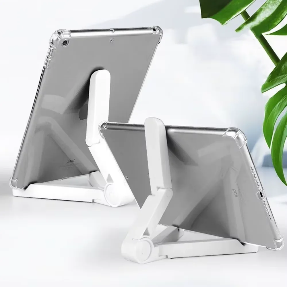Universal Folding Tablet Holder Portable IPad Stand Tablet Phone Desktop Plastic Holder for Phone Tablet Stand IPad Accessories