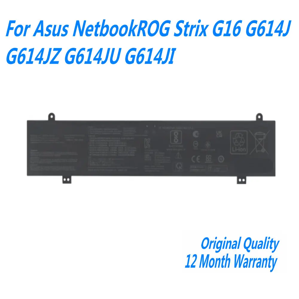 

New C41N2202 Laptop Battery For Asus Netbook ROG Strix G16 G614J G614JZ G614JU G614JI 0B200-04300000 15.48V 64Wh 4015mAh