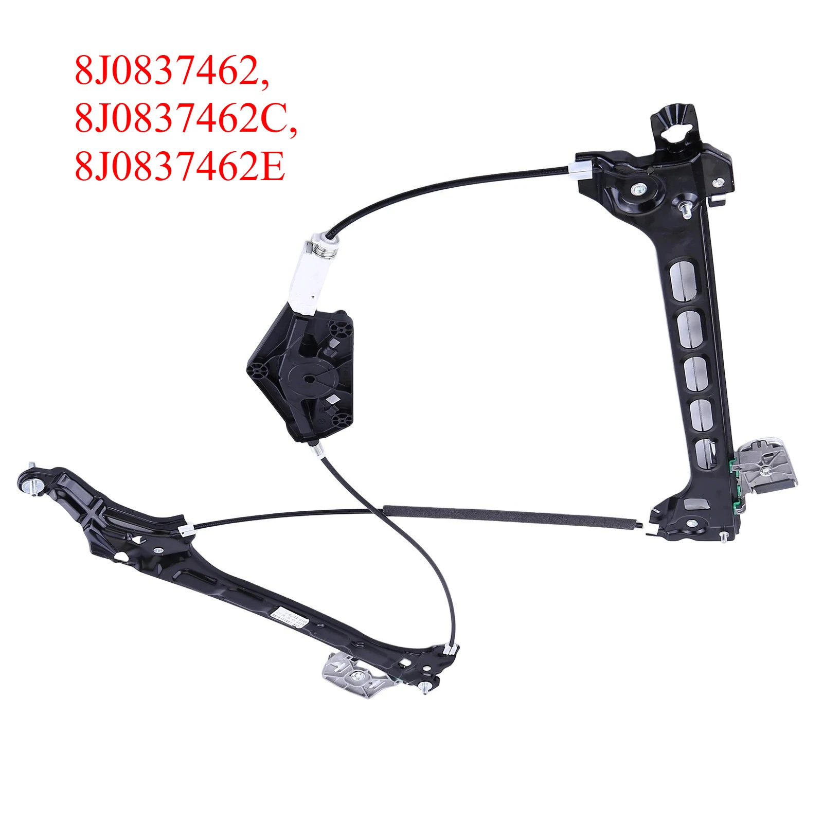 

Power Window Regulator Front Right Driver Side Compatible for Audi TT MK2 2006-2015 8J0837462 8J0837462C 8J0837462E