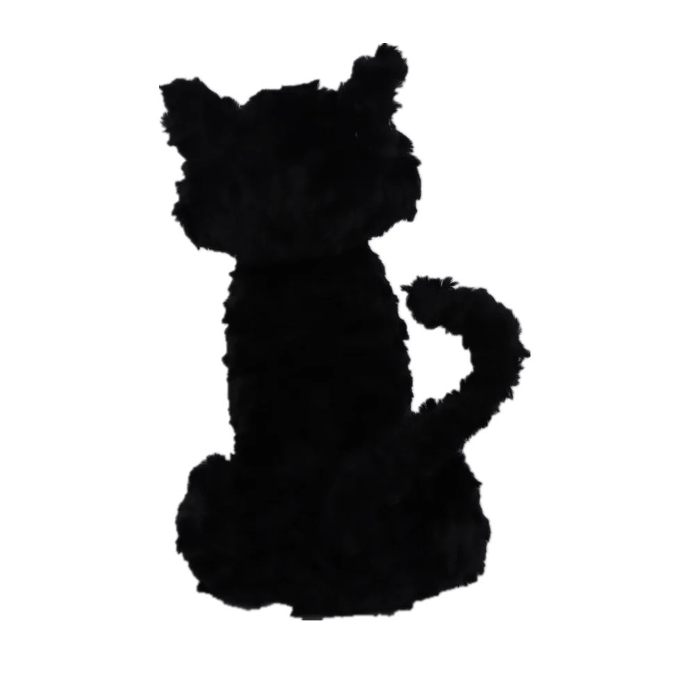 35cm Coraline Cat peluche Cartoon Anime correlati peluche gatto nero di alta qualità pieno pieno di peluche compleanno regalo di Halloween