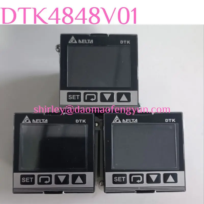 Used DTK4848V01 intelligent temperature controller, solid-state output, one relay alarm