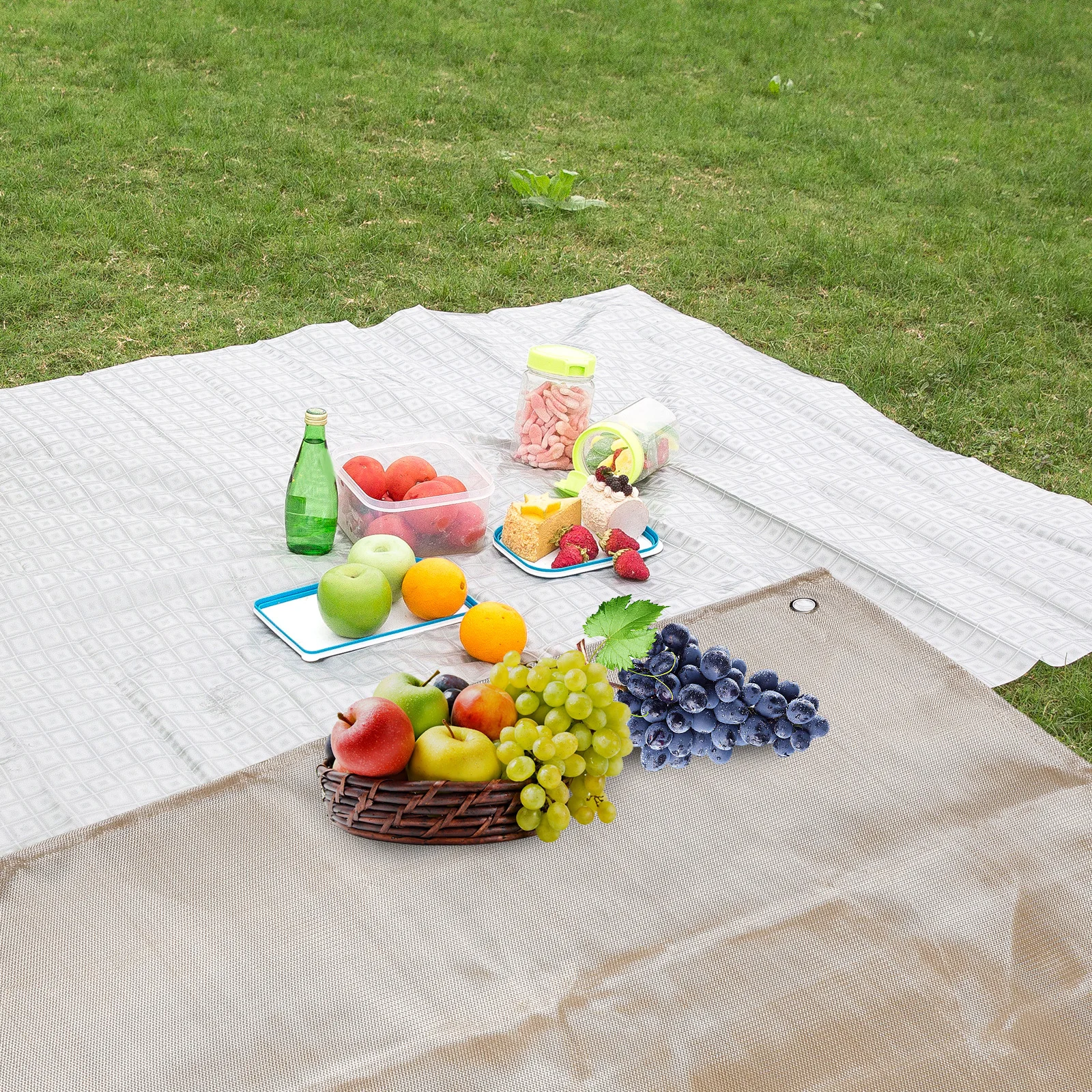 

Fire Retardant Blanket Fiberglass Fireproof Mat High Temperature Resistant Bbq Mat Outdoor Camping Fire Blanket for Deck