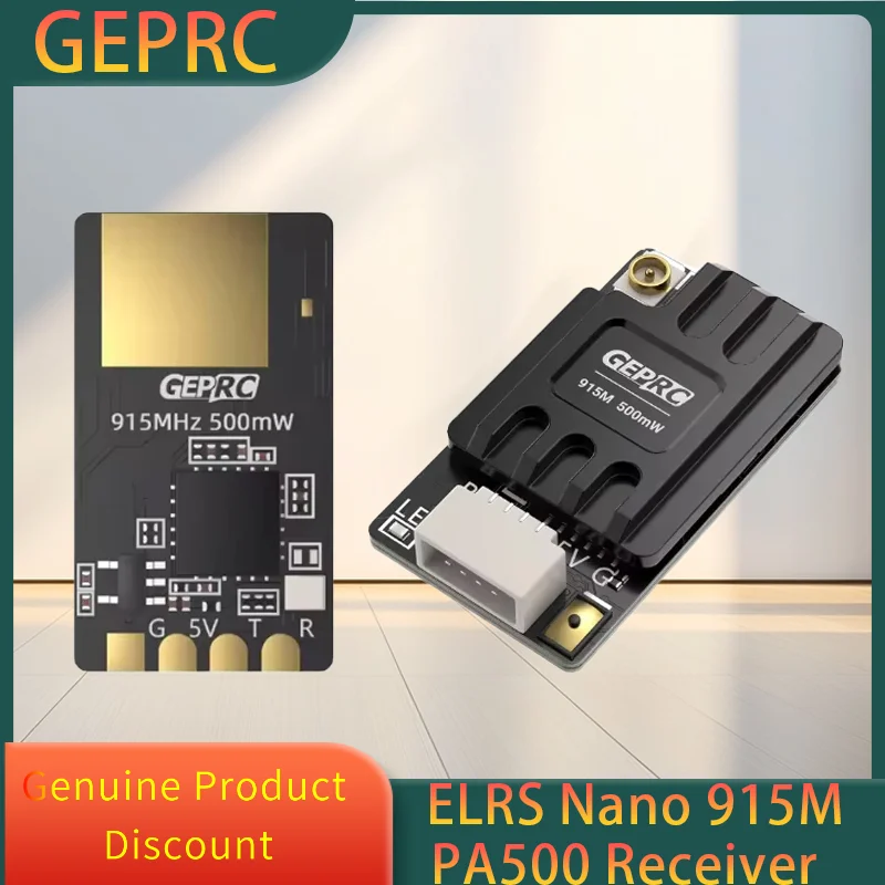 

GEPRC ELRS Nano 915M PA500 Receiver Suiable PA Chip 500mW 25Hz 200HzDIY RC FPV Quadcopter Longrange Freestyle Drone Parts