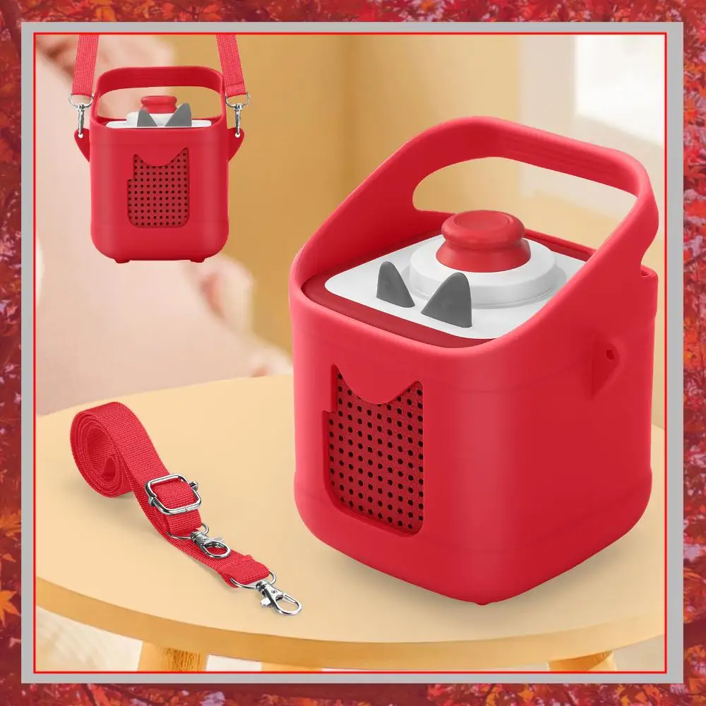 

Силиконовый защитный чехол с ручкой для переноски, ударопрочный, противоскользящий, совместимый с аудиоплеерами Toniebox 1 и 2.