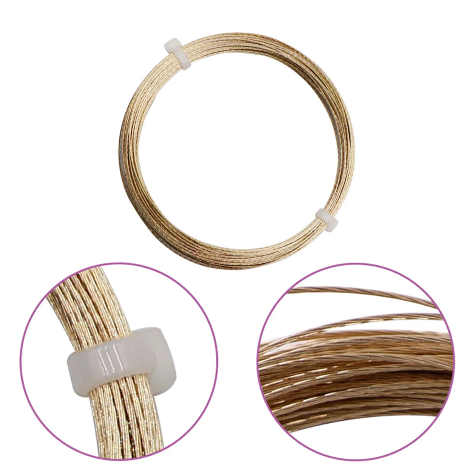 Windshield Cut Out Wire Efficient Universal 22m Steel Wire Car Glass Removel Tool for Windscreen Golden