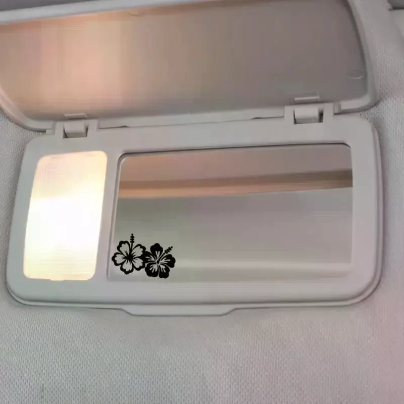 Flower Car Rearview Mirror Stickers Car Rearview Mirror Decals Small Decals Car Decorative Stickers