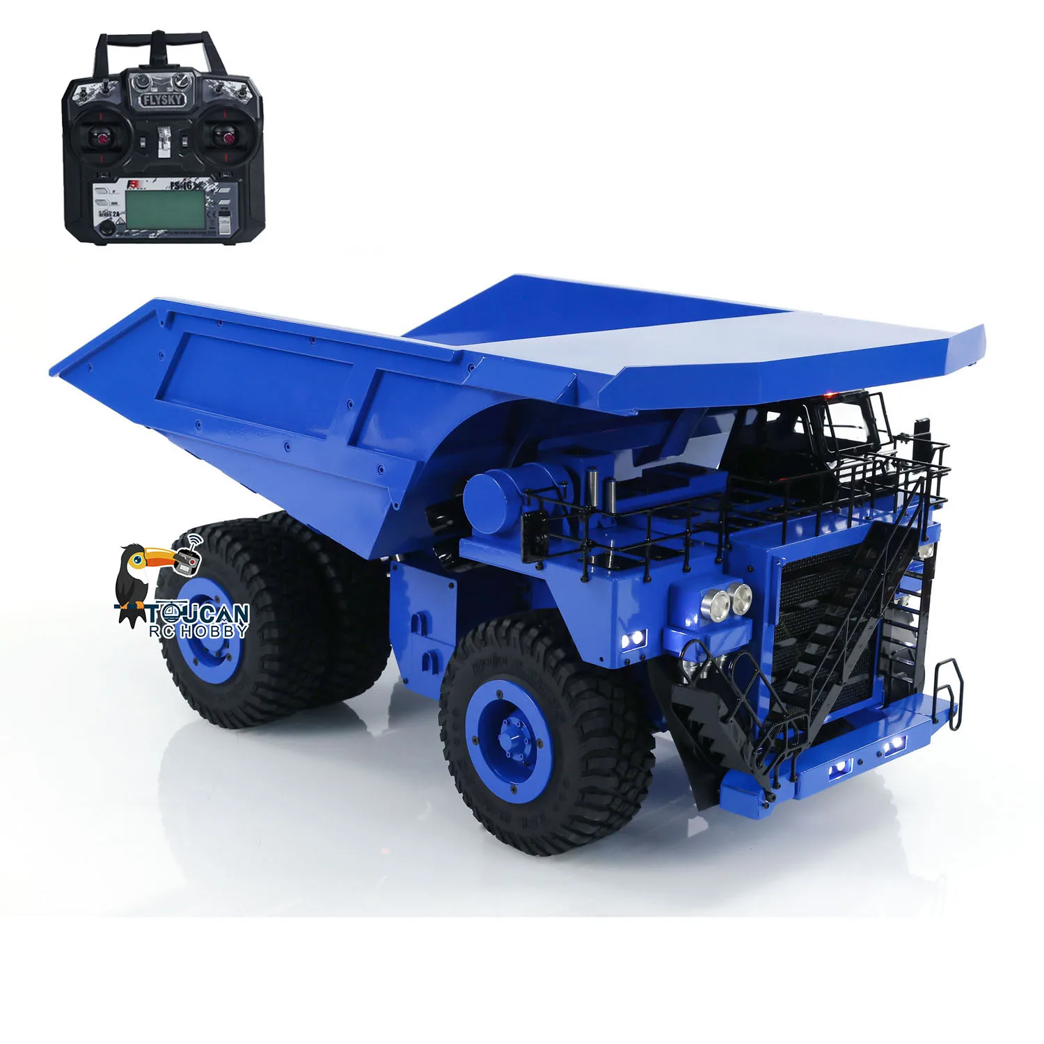 Toys 1:20 Metal 793D RC Hydraulic Mining Truck Radio Control Finished Dumper Tipper Car Vehicle Light Model TH24198