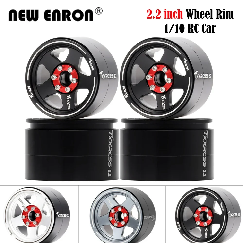 4 قطعة 2.2 Beadlock إزاحة سلبية-5.5/-8.5 مللي متر حافة عجلة قابلة للتغيير لسيارة RC 1/10 محوري SCX10 الشبح RR10 KM5 اليتي KM2 TRX4 #2