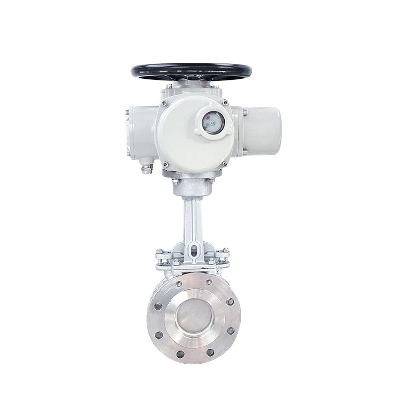 

COVNA Automated Gate Valves Flanged Stainless Steel 12 inch Electric Actuator Knife Gate Valve