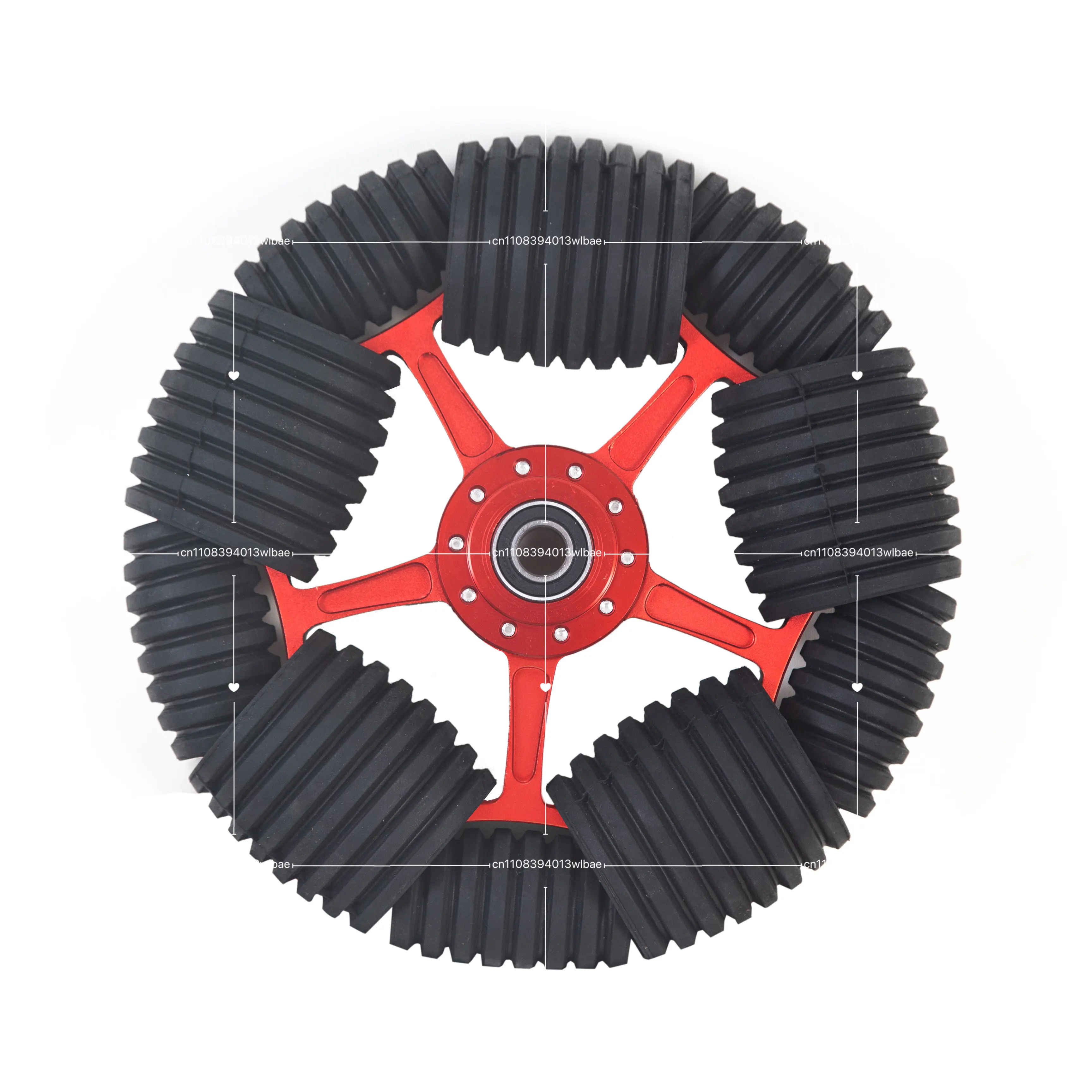 Omni Omnidirectional Wheel 10 Inches Suitable for Smart Car AGV Robot Intelligent Wheelchair Bangbang Car