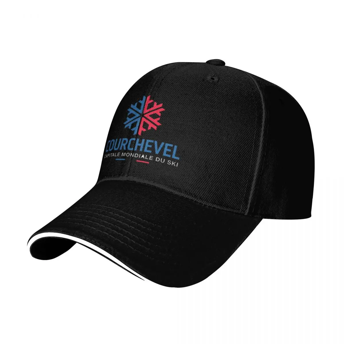 Courchevel Resort, France: Ski Capital of the World Baseball Cap Casual Daily Wear Quick Dry Performance Cotton Twill Breathable