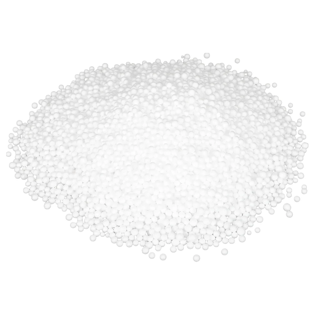 Foam Particles 0.5 1mm White Filler for Bean Bag Chairs Dolls U Shaped Pillow Craft Projects Snow Scene Punching Bag Filling