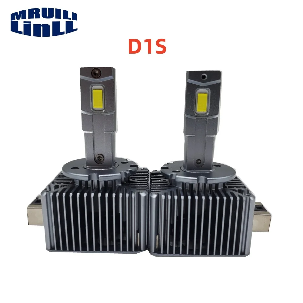 

2PCS Headlights HID BULB XENON Bulb To LED 55W 6000K White D1S D2S D3S D4S D5S Two-sided CSP Chip +300% Brightness Plug And Play