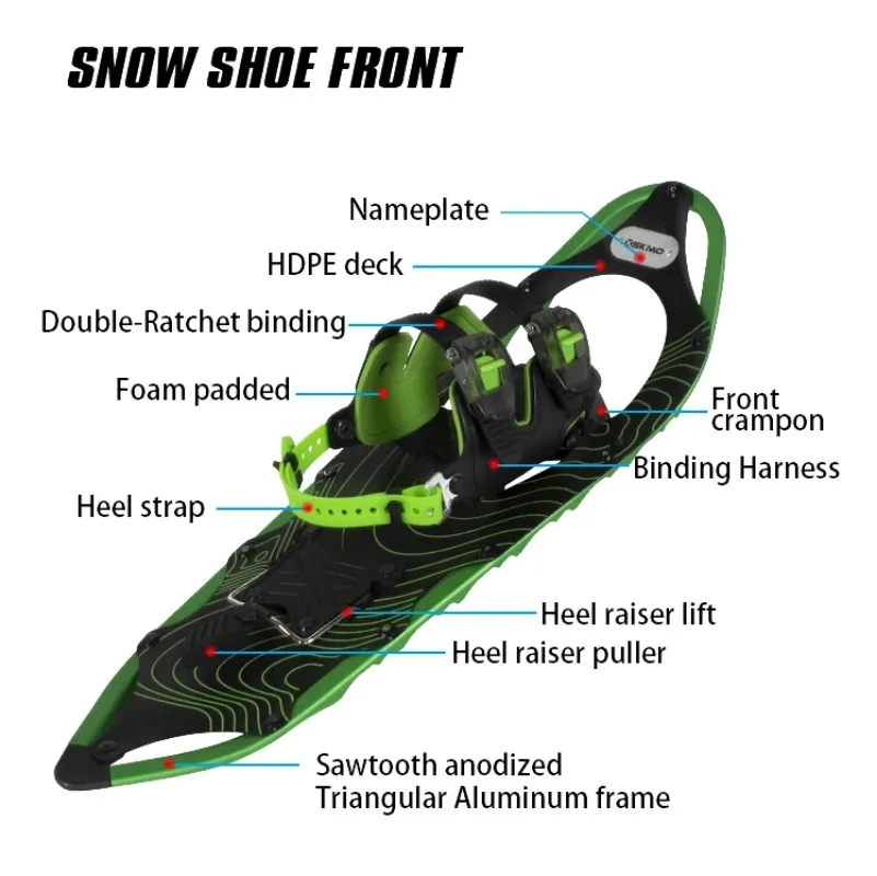 Customized Logo Durable and High Quality Aluminum Mountain Climbing Snowshoe Wholesale