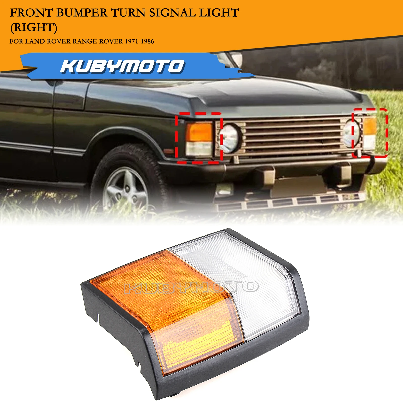 

Автомобильные передние дневные ходовые огни, угловая фара, указатель поворота для Land Rover Range Rover 1971-1986, исполнительная версия