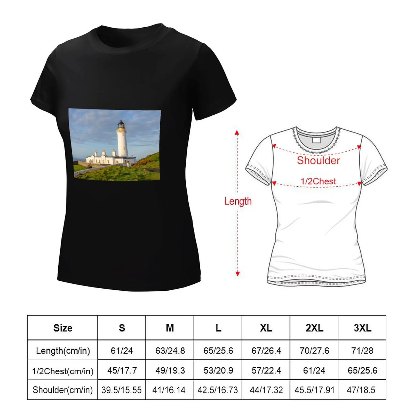 Vuurtoren Bij Het Denken Van Galloway T-Shirt Schattige Kleding T-Shirt Kawaii Kleding Grappig Vrouwen T-Shirt