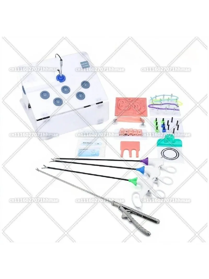 Laparoscopic Training Simulator Full Set, Laparoscopy Trainer Box with 1080P HD Endoscope