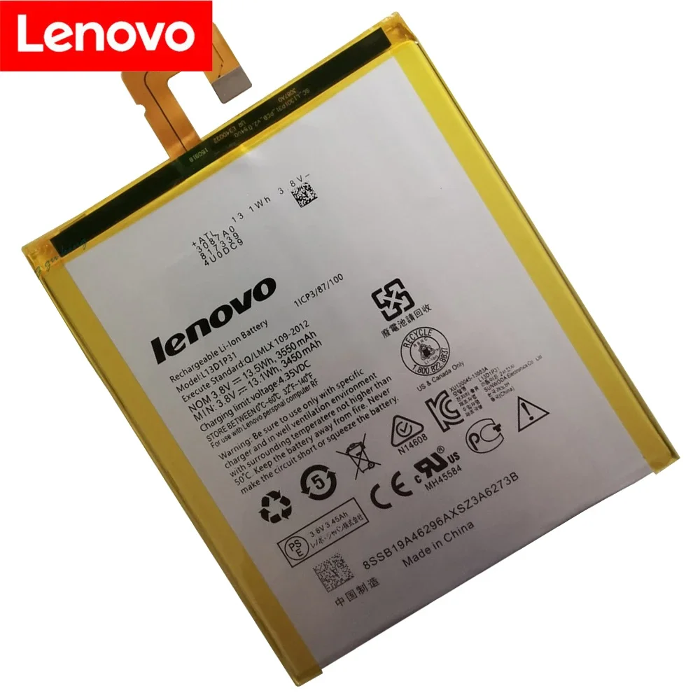 New 100% original L13D1P31 Battery For Lenovo Pad A3500 S5000 S5000-H tab3 7 TB3 710i 710F tab 2 A7 A7-30 A7-10F A7-20F Battery