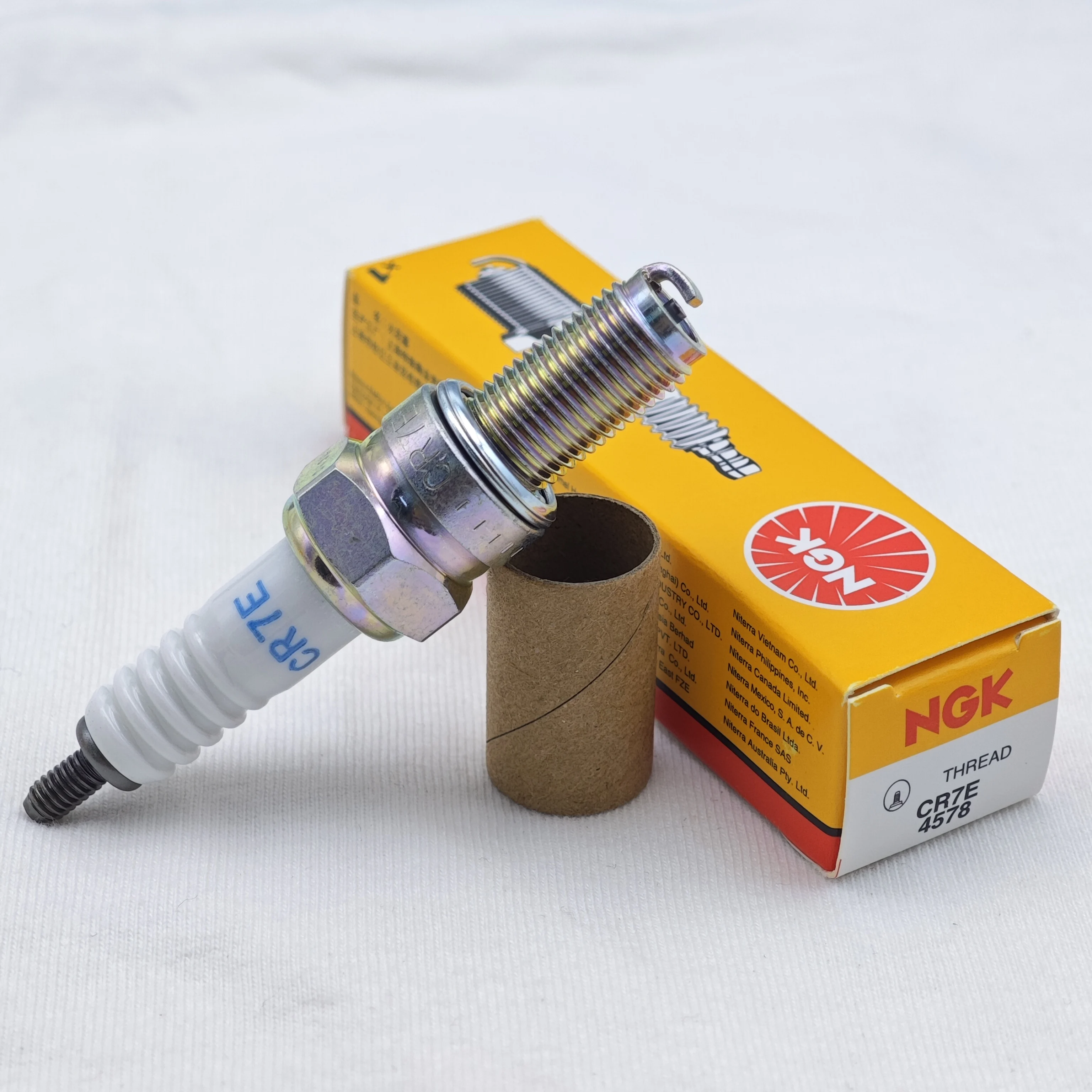 NGK 4578 CR7E Standard Spark Plug Engine Parts Used For 4-Stroke Motorcycle Scooter ATV