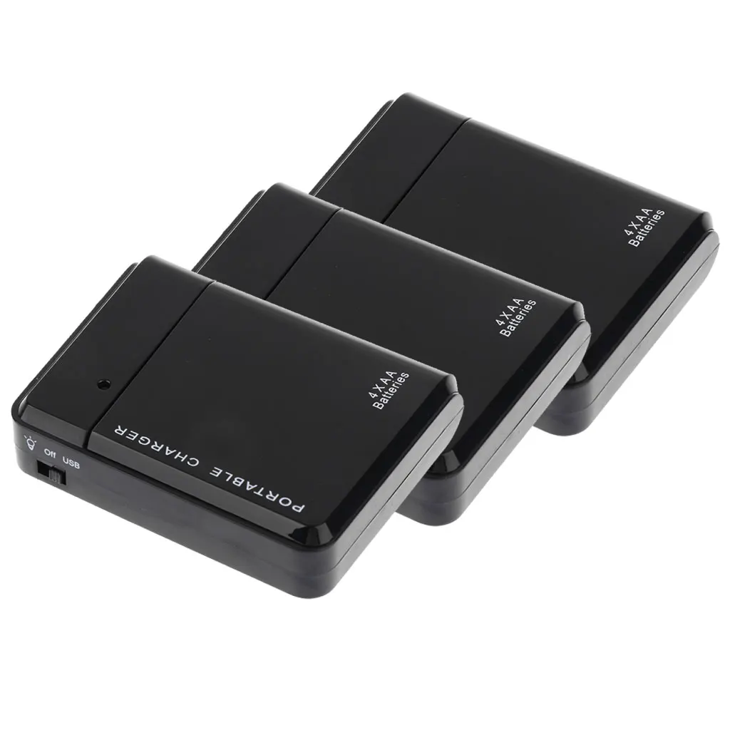 Universal AA Battery Powered External Battery Charger USB Power Bank Portable Mobile Phone Emergency Charger for Charging
